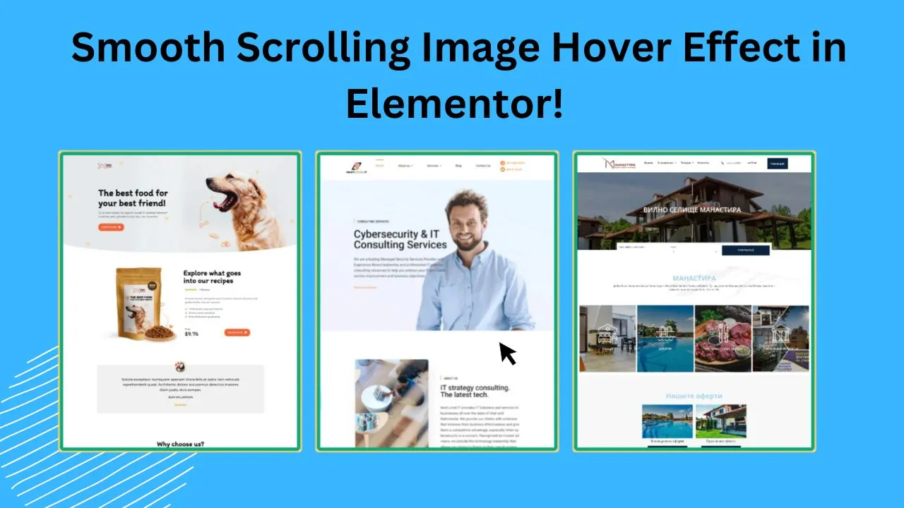 Elementor hover effect